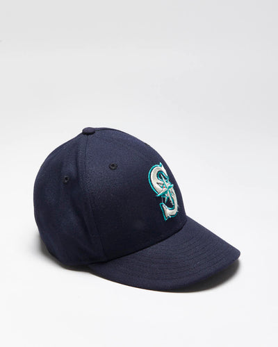 Vintage New Era Seattle Mariners Embroidered Fitted Cap - 7