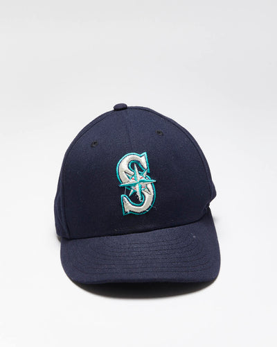 Vintage New Era Seattle Mariners Embroidered Fitted Cap - 7