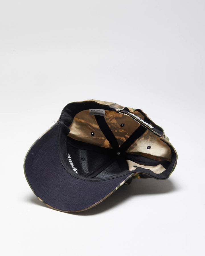 Vintage 2000's Embroidered Real Tree Camouflage Strap Back Cap - OS