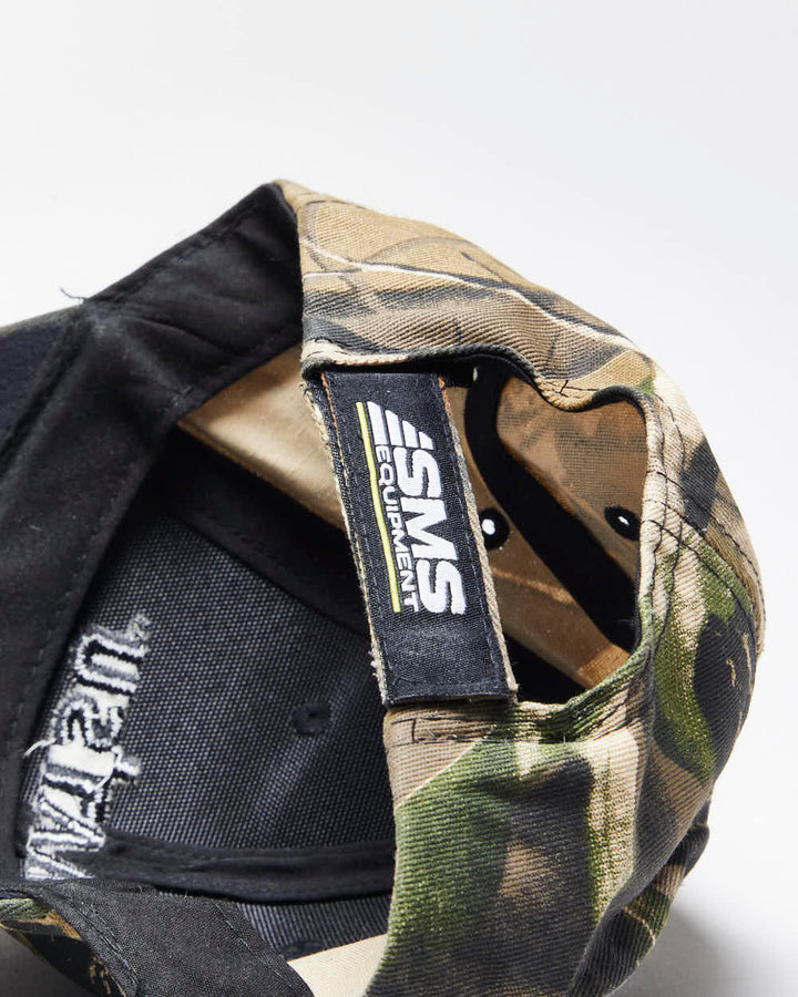 Vintage 2000's Embroidered Real Tree Camouflage Strap Back Cap - OS