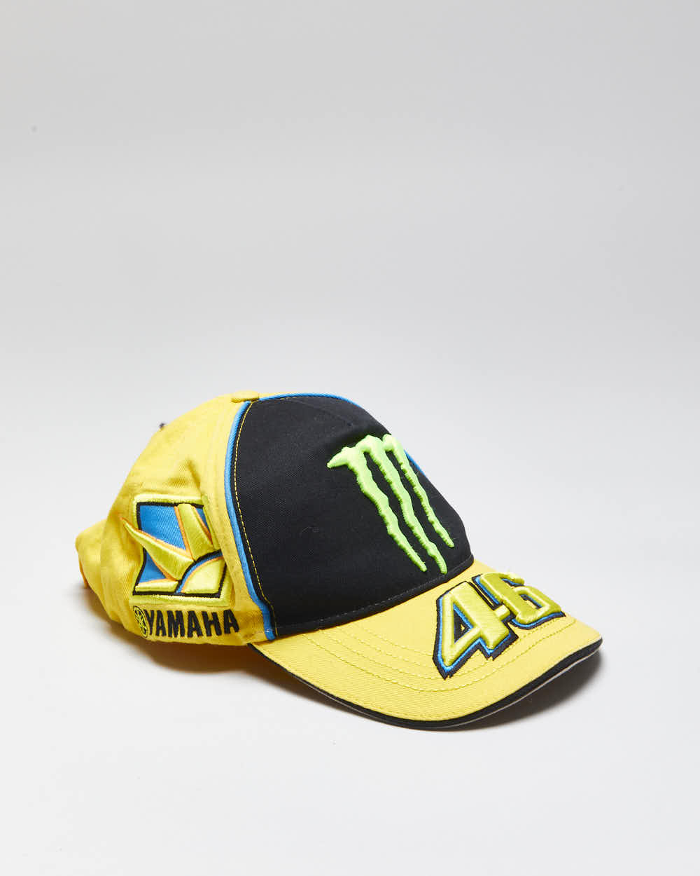Vintage 2000's Monster Embroidered Racing Strap Back Cap - OS