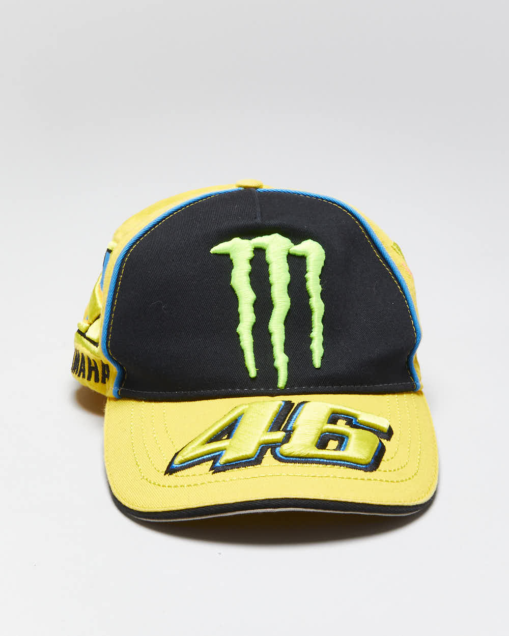 Vintage 2000's Monster Embroidered Racing Strap Back Cap - OS