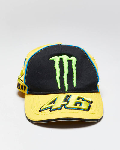 Vintage 2000's Monster Embroidered Racing Strap Back Cap - OS