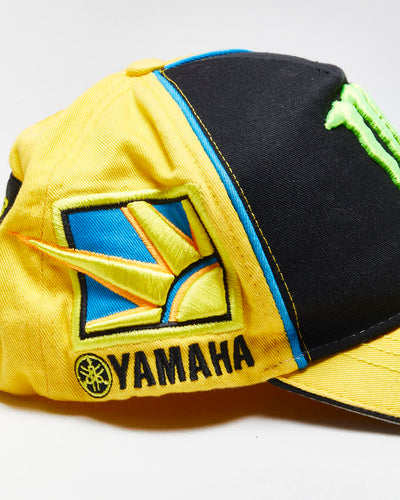 Vintage 2000's Monster Embroidered Racing Strap Back Cap - OS