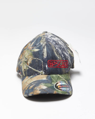 Vintage 2000's Embroidered Real Tree Camouflage Flexifit Cap - OS