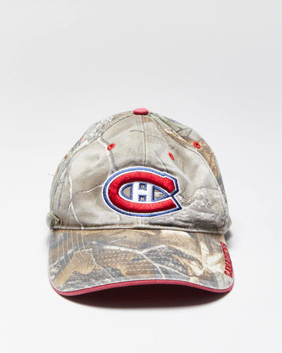 Vintage 00s NHL 47 Montreal Canadians Realtree Baseball Cap - O/S