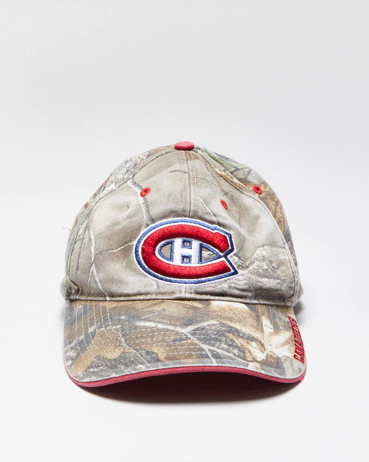 Vintage 00s NHL 47 Montreal Canadians Realtree Baseball Cap - O/S