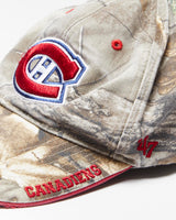 Vintage 00s NHL 47 Montreal Canadians Realtree Baseball Cap - O/S