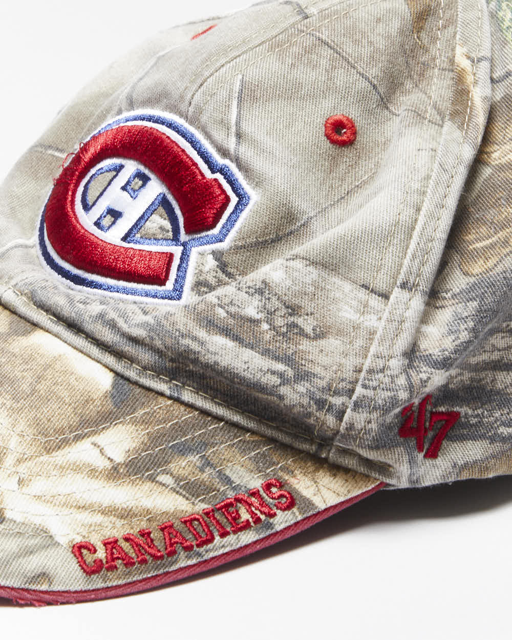 Vintage 00s NHL 47 Montreal Canadians Realtree Baseball Cap - O/S