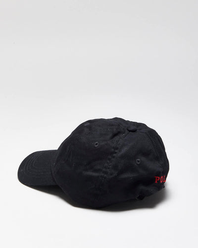 Vintage Polo By Ralph Lauren Black Baseball Cap - O/S