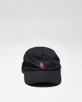 Vintage Polo By Ralph Lauren Black Baseball Cap - O/S