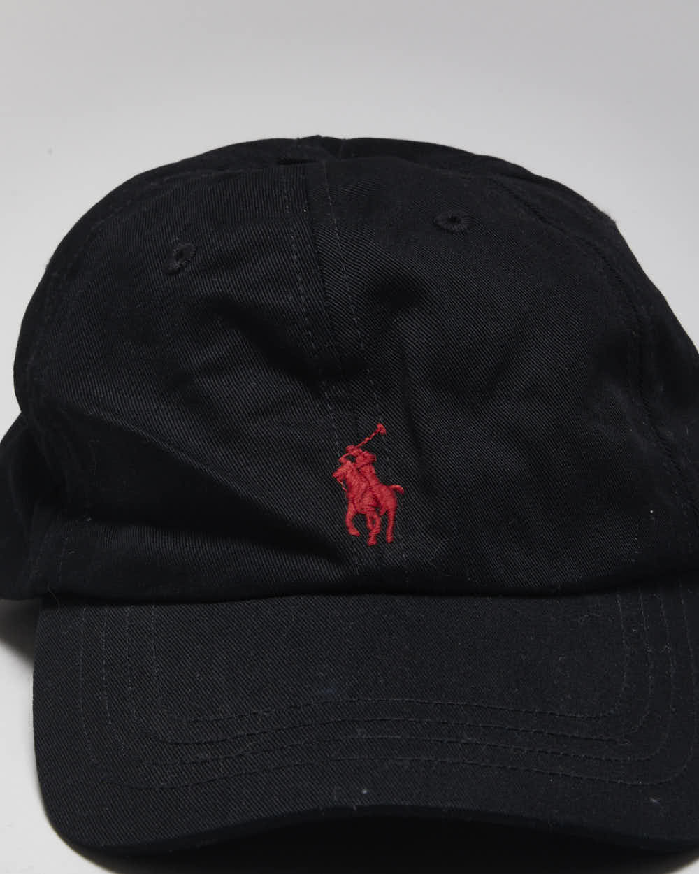 Vintage Polo By Ralph Lauren Black Baseball Cap - O/S