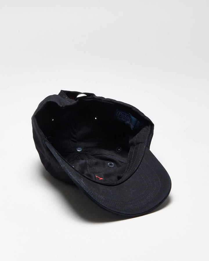 Vintage Polo By Ralph Lauren Black Baseball Cap - O/S