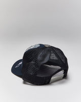 Vintage Y2K Ed Hardy Embroidered Trucker Cap - OS