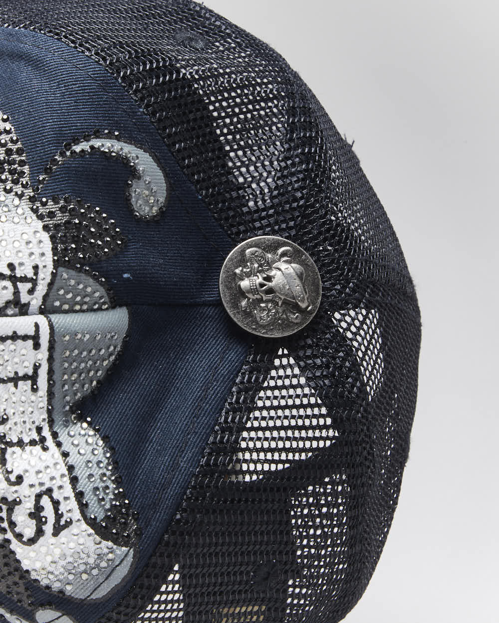 Vintage Y2K Ed Hardy Embroidered Trucker Cap - OS