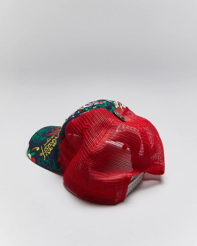 Vintage Y2K Ed Hardy Embroidered Trucker Cap - OS