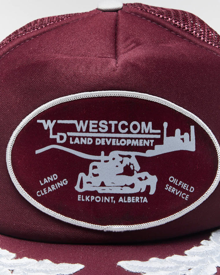 Vintage 90's Embroidered Westcom Development Trucker Cap - OS