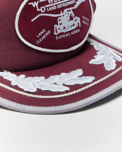 Vintage 90's Embroidered Westcom Development Trucker Cap - OS