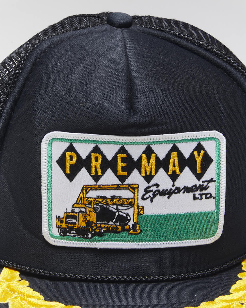 Vintage 90's Premay Embroidered Trucker Cap - OS