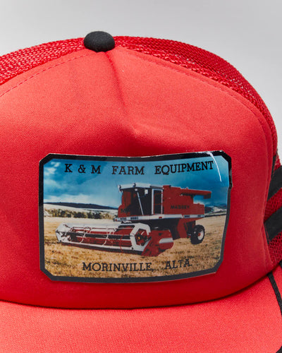 Vintage 90's K&M Farm Equipment Trucker Cap - OS