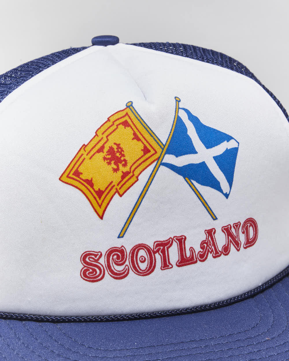 Vintage 90's Scotland Flags Trucker Cap - OS