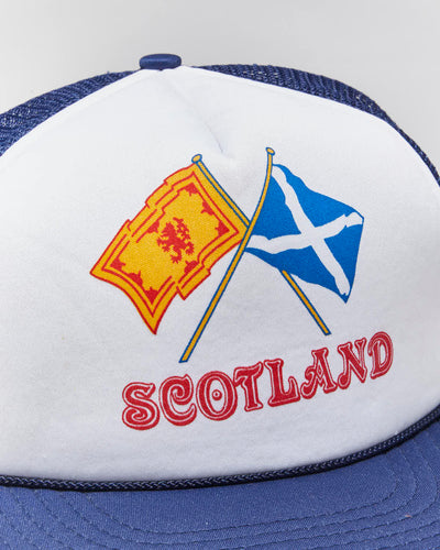 Vintage 90's Scotland Flags Trucker Cap - OS