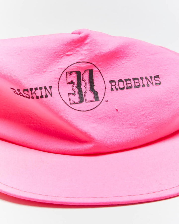 Vintage 90's Baskin Robbins Logo Trucker Cap - OS