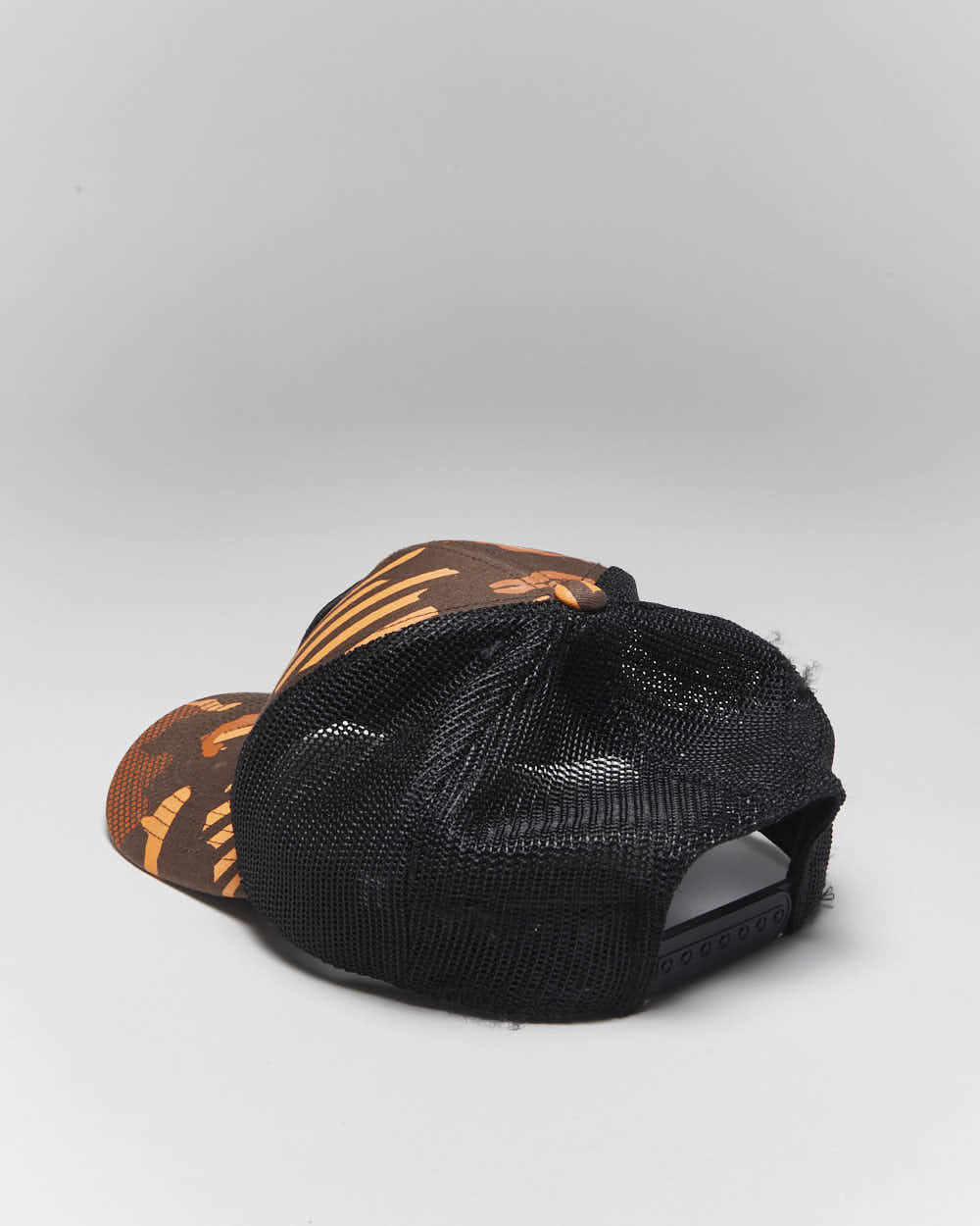 Vintage 2000's Oakley Orange Camo Trucker Cap - OS