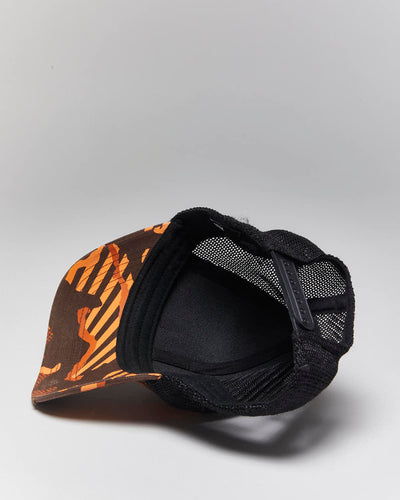 Vintage 2000's Oakley Orange Camo Trucker Cap - OS
