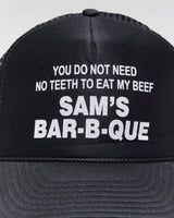 Vintage Sam's Barbeque Slogan Trucker Cap - OS