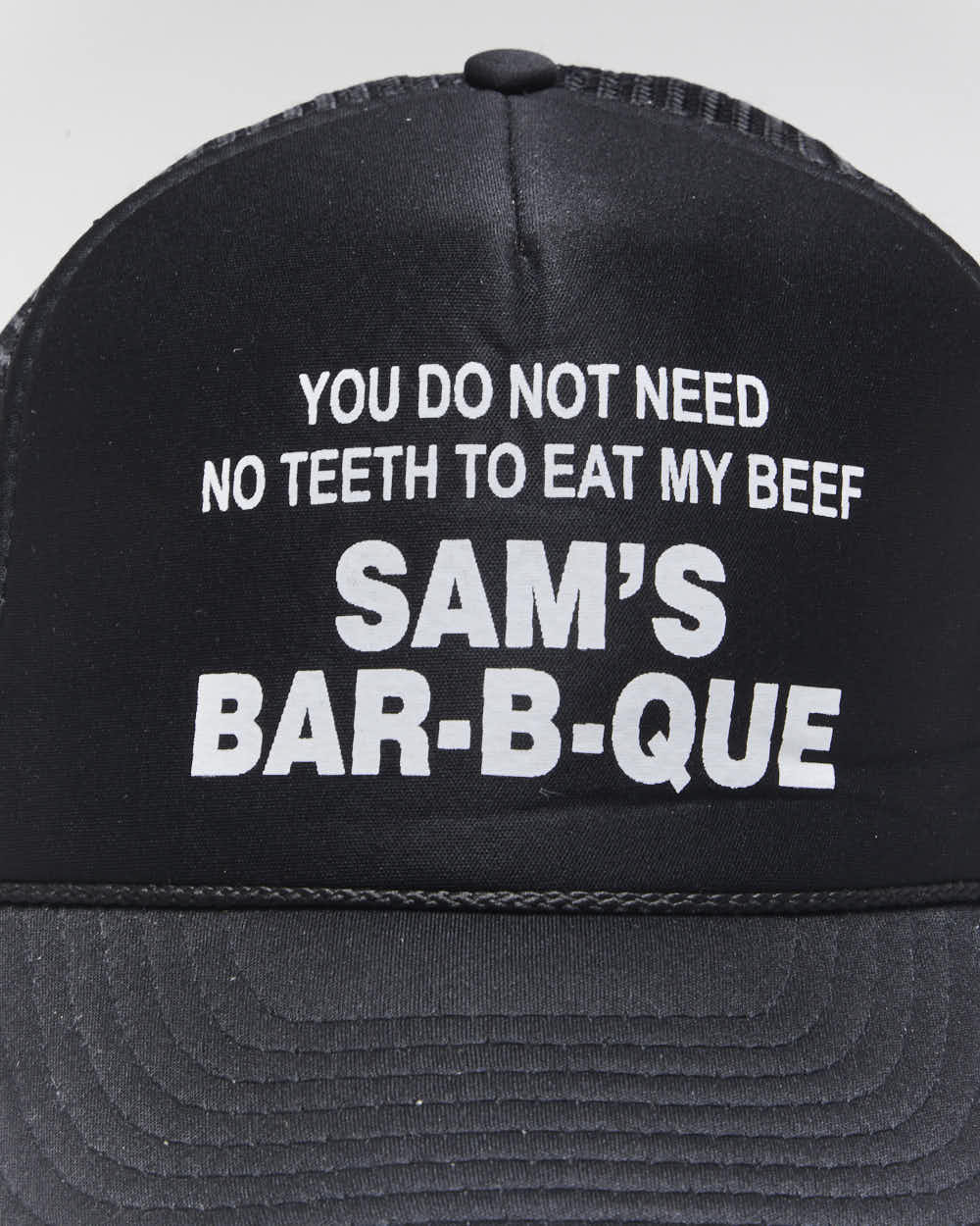 Vintage Sam's Barbeque Slogan Trucker Cap - OS