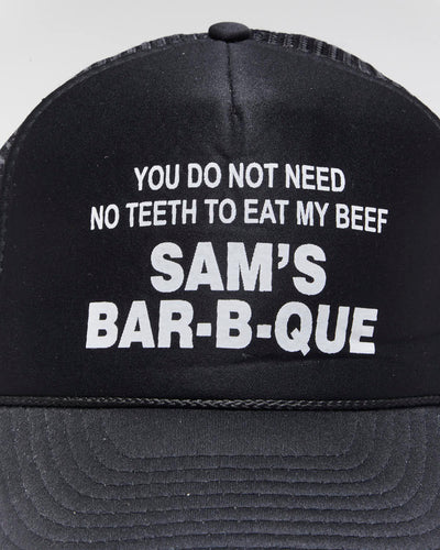 Vintage Sam's Barbeque Slogan Trucker Cap - OS