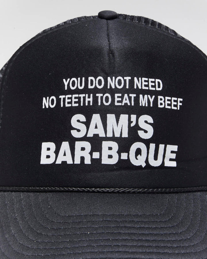 Vintage Sam's Barbeque Slogan Trucker Cap - OS