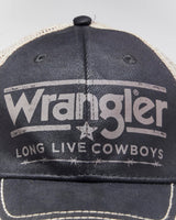 Vintage Wrangler Long Live Cowboys Trucker Cap - OS
