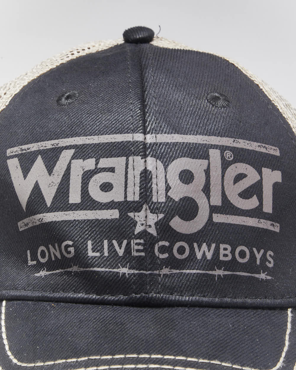 Vintage Wrangler Long Live Cowboys Trucker Cap - OS