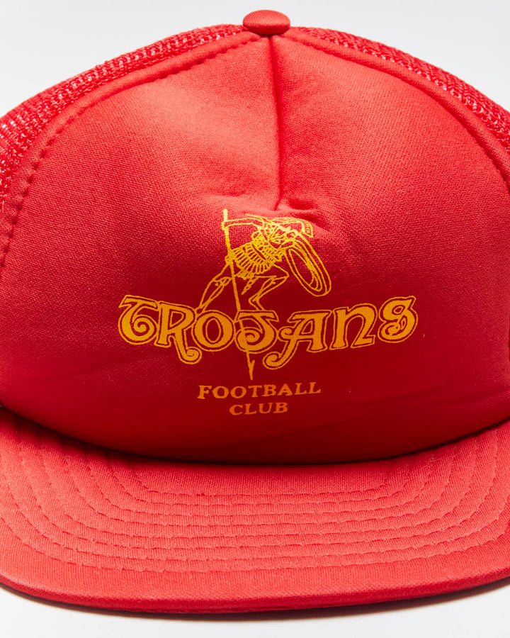 Vintage 90's Trogans Football Club Trucker Cap - OS