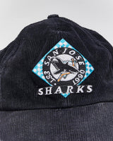 Vintage 90's San Jose Sharks Embroidered Cap - OS