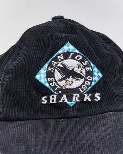 Vintage 90's San Jose Sharks Embroidered Cap - OS