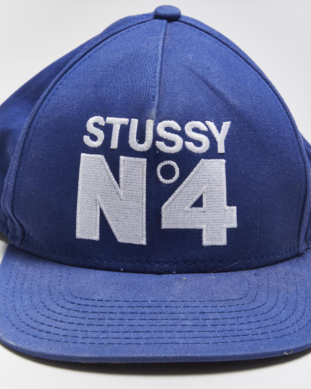 Vintage Stussy No.4 Snapback Cap - OS
