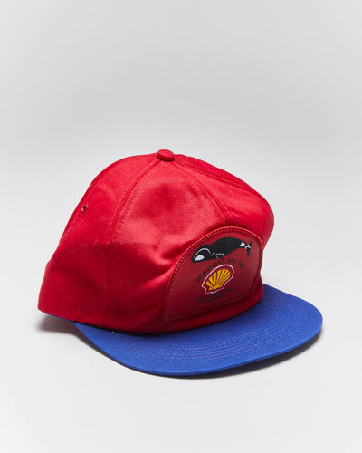Vintage 80's Shell Oil Whale Graphic Snapback Cap - OS