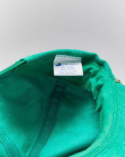 Vintage 90's AP Green Corduroy Snapback - OS