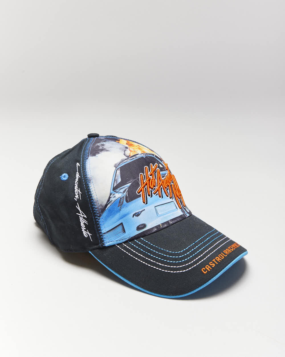 Vintage Y2K Hot August Night Racing Cap - OS