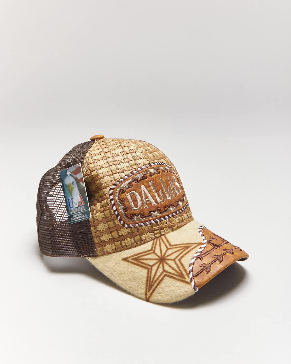 Vintage 2000's Dallas Embroidered Trucker Cap - OS