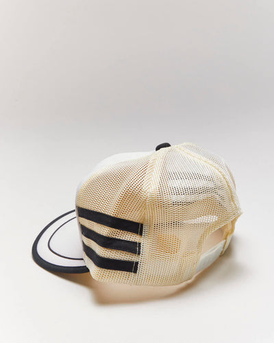 Vintage 90's Sun Spun Striped Trucker Cap - OS