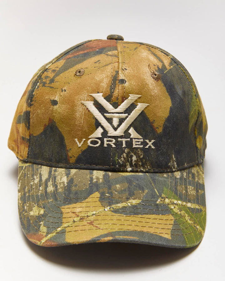Vintage 2000's Vortex Embroidered Real Tree Camo Cap - OS