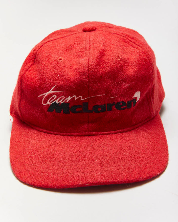 Vintage 90's Team Mclaren Embroidered Baseball Cap - OS