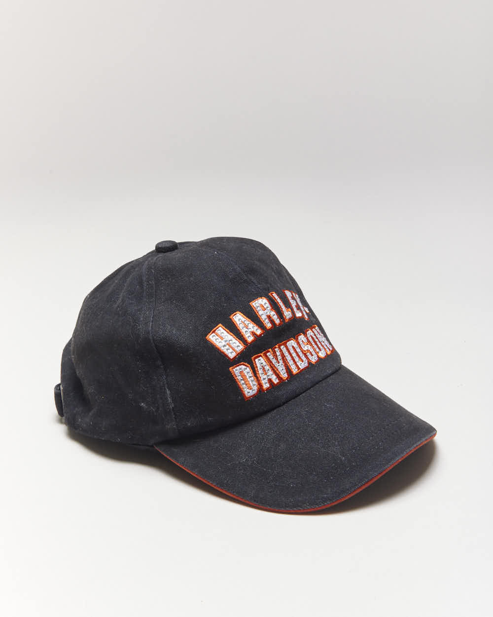 Vintage Harley Davidson Spell Out Baseball Cap - OS