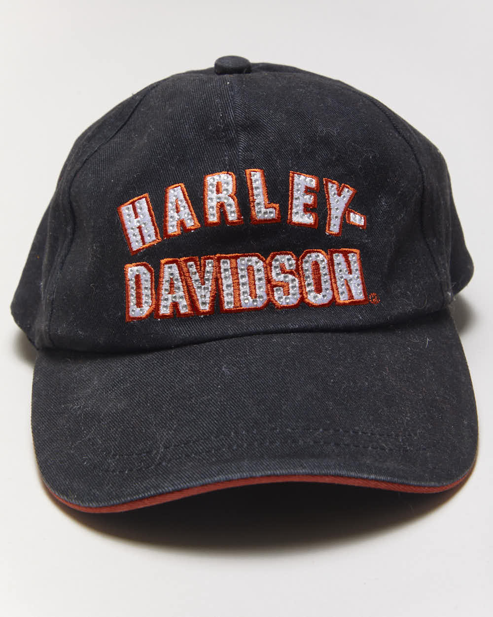 Vintage Harley Davidson Spell Out Baseball Cap - OS