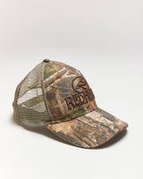 Vintage Y2k 00s Red Head Camouflage Trucker Cap - OS