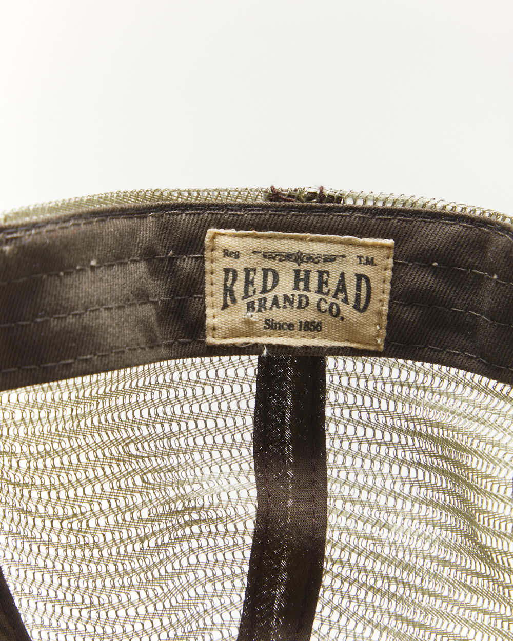 Vintage Y2k 00s Red Head Camouflage Trucker Cap - OS